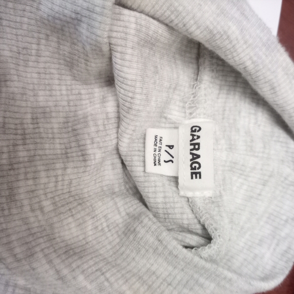 Garage Fitted Cream Bodysuit Top - Picture 2 of 2